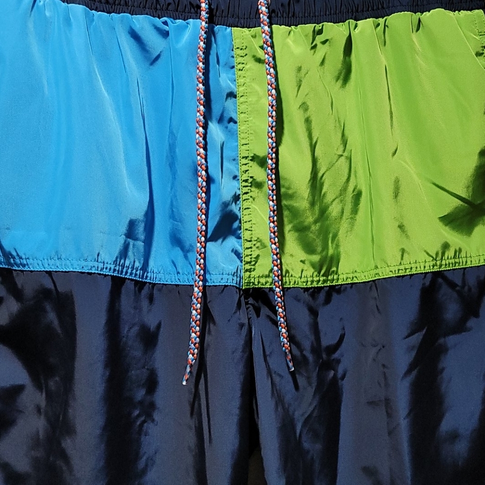 Cutter & Buck Large Blue Color Block Mens Casual … - image 3